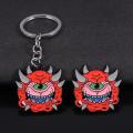 Game Doom Eternal Cacodemon Cute Cartoon Enamel Alloy Metal Keychain Keyring Key Chain Bag Clothes Coats Lapel Badge Brooch Pin. 