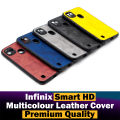 Infinix Smart HD Back Cover Multicolour Soft Leather Case For Infinix Smart HD. 