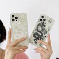 Chinese Dragon Phone Case For iPhone 15 14 13 12 11 Pro Max X XR XS 7 8 Plus Mini SE Clear Soft Mobile Case. 