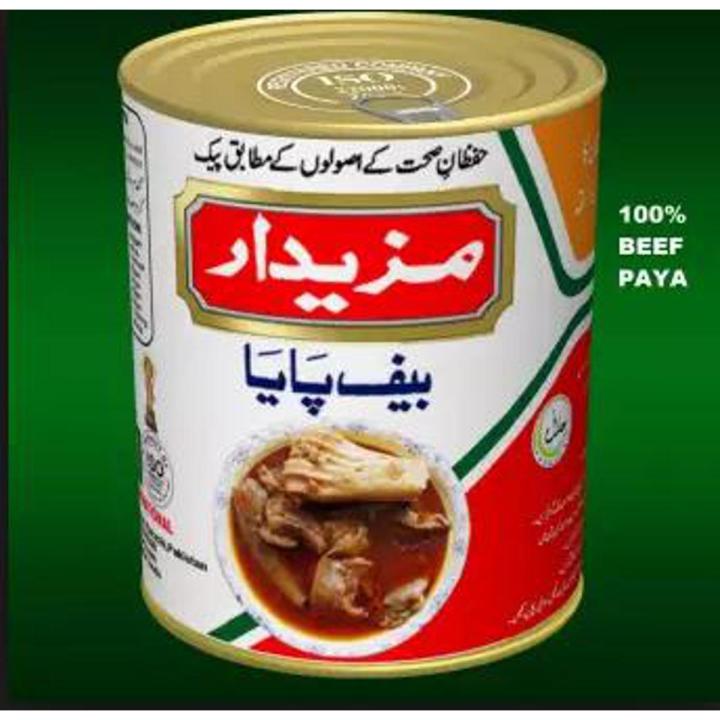 Mazaidar Beef Paya - 850 gm Tin pack - Ready to Eat