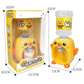 Mini Cute Simulation Duck Water Dispenser Toy Drinking Fountain Educational Play For Children. 