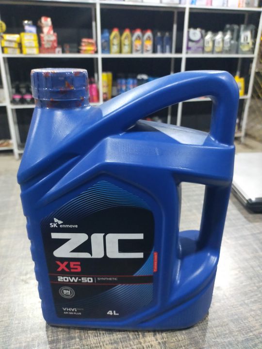 ZIC 20W-50 Engine Oil 3L / 4L – High Viscosity Protection for Petrol ...