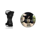 Power Knee Joint Support Pads - Breathable Non-Slip Power Lift Knee Stabilizer Boosters Pads - Pair of 2 - Black. 