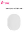 Glamorous Face Scrub Puff. 