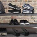 Shoe Slots Space Saver, Closet Shoe Slotz Organizer, Double Storage Rack Holder, Set Of 2, Multi Color. 