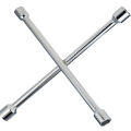 Cross Wrench 4-Way Lug Spanner Socket Wrench 17, 19, 21, 23mm. 