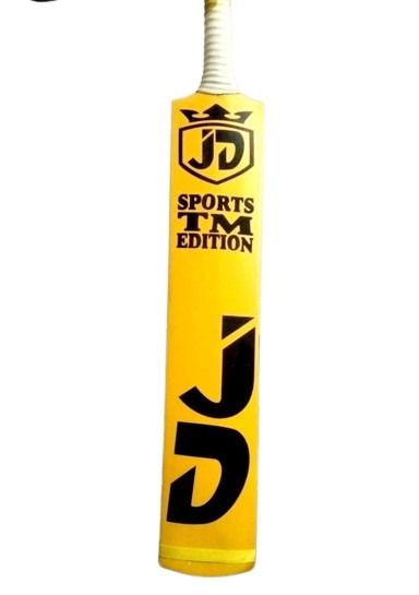 JD Sports Tape Ball Cricket Bat Yellow Edition