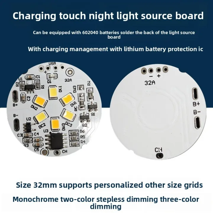 Beech%20Wood%20Base%20Light%20Source%20Rechargeable%20Touch%20Remote%20Control%20Seven%20Color%20Gradient%20RGB%20Light%20Source%20Board%205V%20Light%20Board%20Remote%20Control%2016%20Colors%20-%20Image%202