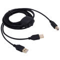 (GGBR)-2 in 1 Printer Cable USB A to B Male to Male Printer Cable for Printer Splitter for Two Computers B. 