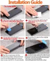 Huawei Mate 20 Pro 3D Curved Tempered Glass Screen Protector with UV Adhesive and Installation Kit 9H Hardness Anti Fingerprint. 