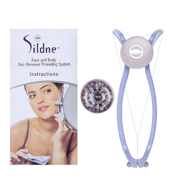 Sildne Hair Threading Kit - Facial Hair Removal Tool - Body Hair Remover - Hair Threading Machine for Women