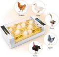 HHD 24 Eggs Incubator, Hatching Automatic Machine for Chicken Goose Duck Birds Poultry Hatcher Temperature Moisture Control. 