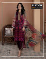 Bin Dawood Lawn Suit 3Pieces Embroidered Unstitched. 