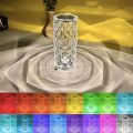 Crystal Lamp Rose Light Diamond Lamp 16 Colors Changing with Remote Control - Room Decoration. 