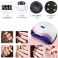 Aokyom 168 W UV Nail Dryer Lamp Professional Quick Drying 4 Timer 10s,30s,60s,99s, 36 LEDs, Large LCD Screen Removable Base for Semi-Permanent Gel and Nail Polish. 