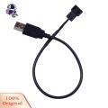 Grebest USB A Male to 2 Pin Case Fan Adapter Connector Cable for PC Desktop Computer. 