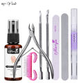 Myyeah Nail Art Cuticle Remover Kit Dead Skin Drill Machine Sanding File Spoon Pusher Cutter Pre-treatment Fluid Nutrition Oil Salon Home DIY Manicure Pedicure Tool Devices. 