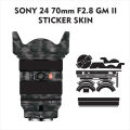 sony 24 70mm f2.8 GM II sticker skin not pouch or cover. 