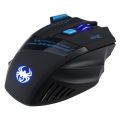 ZELOTES F14 2.4GHz Wireless USB Optical Mouse 2400DPI 7 Buttons Mice LED Adjustable Ergonomic Gaming Mouse for PC Computer. 