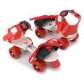 Adjustable Size Children Roller Skates Double Row 4 Wheels Skating Shoes. 