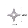 【Pocket king VOX 】Anime Naruto Akatsuki Metal Ninja Shuriken Halloween Cosplay Accessories. 