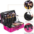 Travel Cosmetic Bag  Box Womens Makeup Bag Professional Make up Storage Organizer Large Beauty Case For Cosmetics Pouch. 