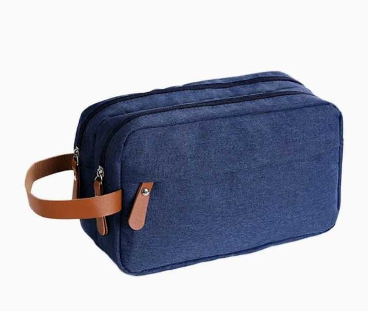 Men's Toiletry Bag Hanging Dopp Kit for Men Water Resistant Travel Bathroom Bag for Toiletries Accessories, Black