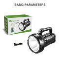 DP-7045B Rechargeablel Bright Led Torch Light Laser Long Range Distance High Power Search Light Kisan Rechargable Emergency Lights Torch (Black). 