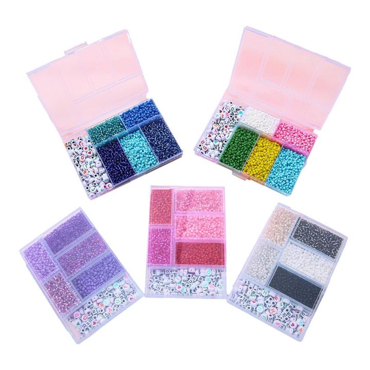 3500pcs/Set  Seed Beads Letter Beads For Jewelry Making DIY Necklace Pendant Bracelet