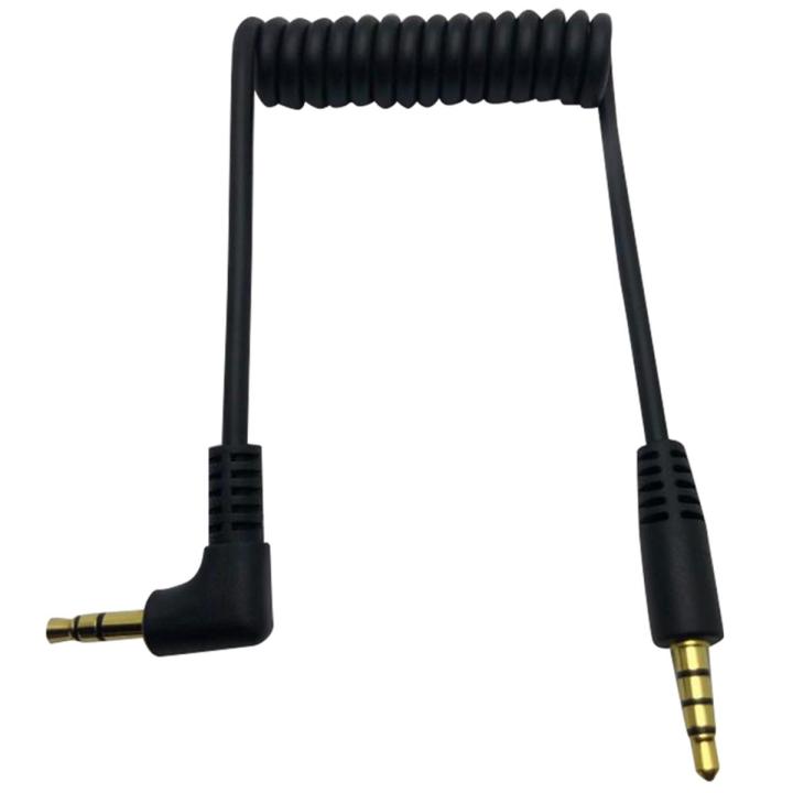 3.5mm Audio Cable - Dual Male 3.5mm TRRS to TRS Universal Cable for Microphones , Microphone Adapter