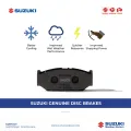 Suzuki Genuine Front Disc Brake Pad Set--SUZUKI Genuine Front Disc Brake Pad Set (SA11A) for New Alto VX, VXR, VXR AGS, VXL. 