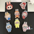 Trendy Brand Cartoon Funny Pop Mart Labubu Universal Foldable Ring Holder Support Cute Little Purple Ghost Colorful LABUBU Phone Holder Creativity Epoxy Phone Holder. 