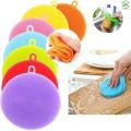 SimplyNonSlip Silicone Sponge and Scrubber  Antibacterial Silicone Kitchen Sponge for Dishes & Cleaning  Dishwasher Safe and Insanely Dense/Durable. 