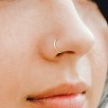 Gold Color Nose Ring Tiny Hoop For Girls -Pack Of 01. 