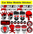21 reflector new sticker design for BIKE CAR CYCLE MOBILE. 