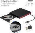 Rioddas External CD Drive (BT669) USB 3.0 Portable CD/DVD +/-Rw Drive Slim Dvd CD Rom Rewriter Burner For Laptop Desktop Pc Windows 10/8/XP Apple Mác Macbook Pro. 