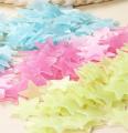 100 pcs Stars Wall Art Stickers Luminous Wall Sticker for Living Room Teens Children Baby Room Nursery Decoration. 