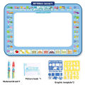 100x80CM Coloring Magic Water Drawing Mat Watercolor Painting Magic Graffiti Pad Reusable Magic Pens Educational Toys Gifts. 