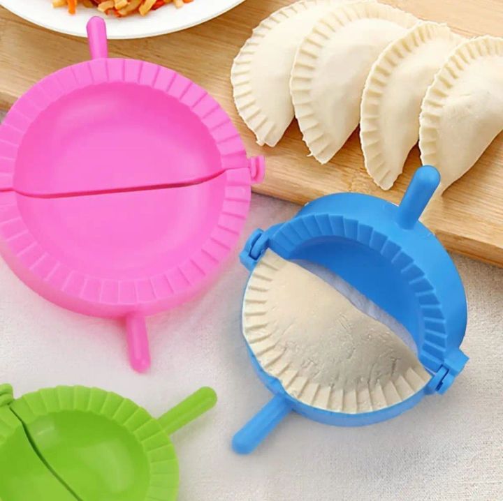 Samosa Maker Shaper Different Sizes Dumpling Press Mould  -3 PCs Dough Press Dumpling Mould Multi colour Tools & Accessories