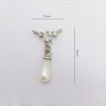 Nail Art Stickers LZ Internet celebrity big bow pendant real gold color-retaining copper inlaid zirconia nail jewelry flower love zircon nail sticker. 