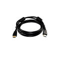5m High Speed HDMI Cable – Ultra HD 4k x 2k HDMI Cable – HDMI to HDMI M/M - 5 meter HDMI 1.4 Cable - Audio/Video Gold-Plated (HDMM5M),Black. 