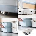 Pack of 4 - Self Adhesive Caster Wheels, 4Pcs Self Adhesive Wheels Mini Fixed Wheels Boxes Caster, Self Adhesive Wheelers. 