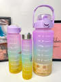Jumbo Water Bottle 3 pc Set MULTI Colour. 