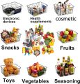 Multifunctional Organizer Wire Basket for Home and Office Use Large Size Black & White Colors (12 inch in length 8.6 inch width 1pc). 