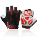 Cycling Anti-slip Anti-sweat Men Women Half Finger Gloves Breathable Anti-shock Sports Gloves. 