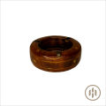 Handmade Brass Engraved Wooden Ashtray For Office & Home Decor. 