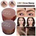 3-in-1 Eyebrow Powder Contouring Kit Multifunctional Fine Powder Waterproof High Quality Professional Makeup Kit. 