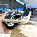 Jizetin for Redmi 10C Back Cover Cloud Astronaut Lambskin Texture PU Leather Back For Girls Boys Soft Phone Case. 