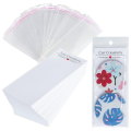 100Pcs Car Coaster Packaging for Selling, Sublimation Car Coasters Cards with 100Pcs Bags, Sublimation Parts. 