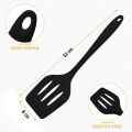 Slotted Silicone Spatula | Nonstick Spatula | Pancake Turner Cookie Spatula | High Heat Resistant Slotted Spatula for Fish, Eggs, and Cooking | Ultra Flexible | 12 inch | Large Size. 